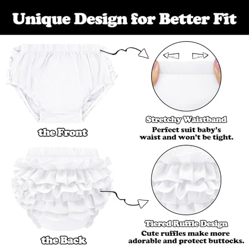 Bamboo Ruffle Babydoll Diaper Covers