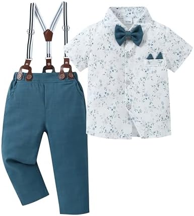 YALLET Toddler Boys Formal Outfit Set