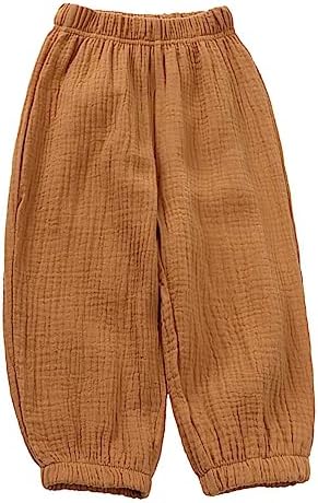 Kids Elastic Basic Harem Trousers Unisex for Toddler Kids