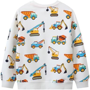 DinosaurSweatshirt for Toddler Boys Soft Cotton T-Pops - HalloweenPerfectGift