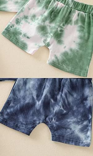 Perfect Summer Outfits Coolago Toddler Tie Dye 4-Piece Set for Boys