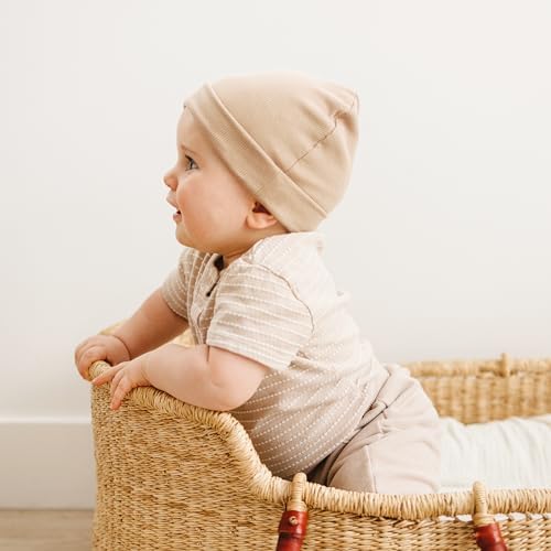 Konssy 6 Pack Baby Beanie Hats for Unisex