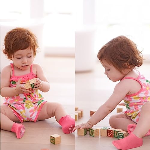 12-Pair Safety Socks for Toddlers