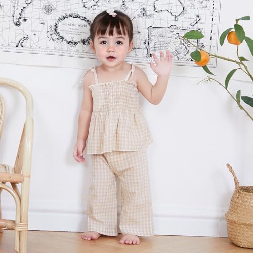 Stylish Comfortable Baby Girls Camisole Set for Summer