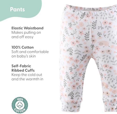 The Peanutshell 5-Piece Safari Animal Baby Pants Set for Babies