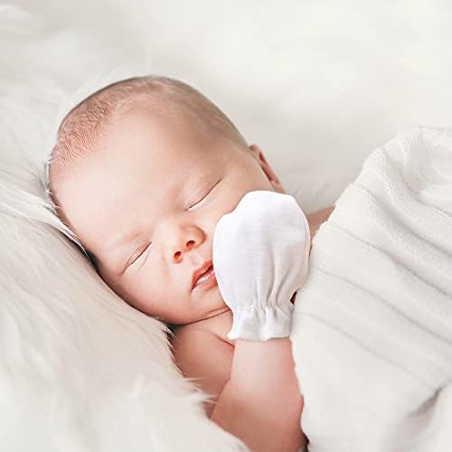 DRESHOW Newborn Baby Mittens 0-6 Months 8 Pair Set