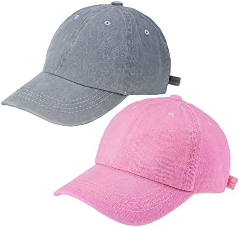 Distressed Washed Baseball Cap for Kids 2-8