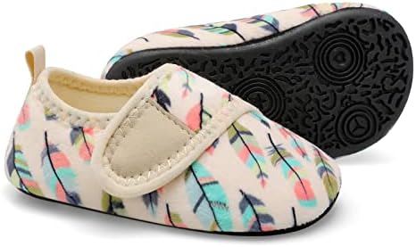 Cozy Non-Slip Toddler Boys Girls Slippers with Microfleece Lining for Winter