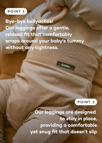Konny Soft Modal High Waist Leggings 4P-Set 6-18M