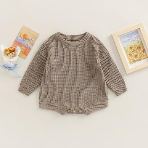 Woshilaocai 100 Acrylic Knit Romper