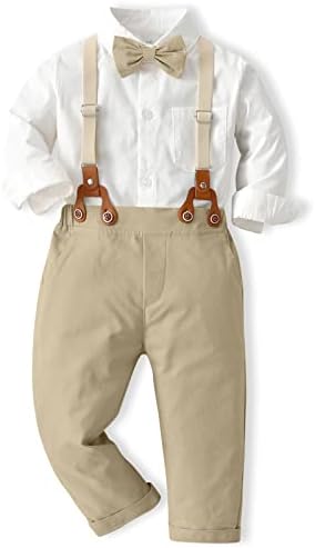 Toddler Boy Button Down Shirt and Pants Set 12M-8Y