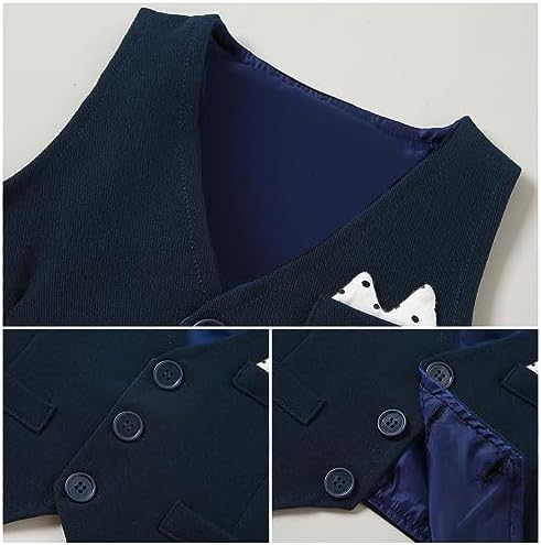 YALLETInfant Boys 4-Piece Suits for Weddings Baptisms More