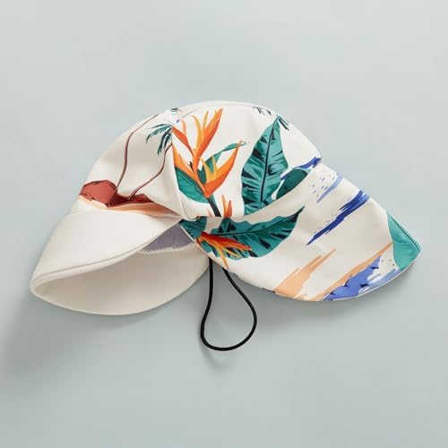 3-Piece Toddler Boys Swimming Set with Rash Guards Sunhat