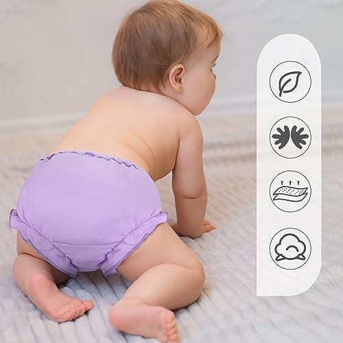 SOFT COTTON BABY Bloomers Diaper Covers for Toddler Girls