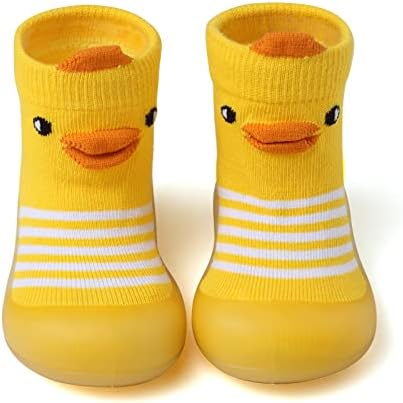 Chaoslook Baby Sock Shoes Non-Slip Anti-Collision Soft Rubber Sole Cartoon Design