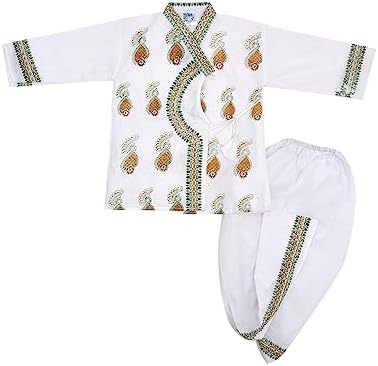 Full Sleeves Soft Cotton Dhoti Kurta for Toddlers
