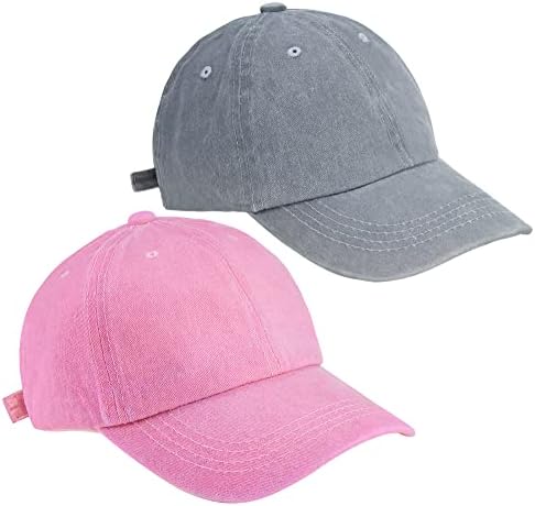 Distressed Washed Baseball Cap for Kids 2-8