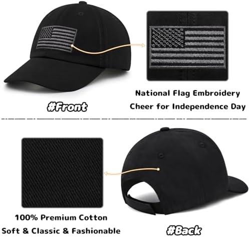 Olreco Toddler Baseball Cap with USA Flag Design