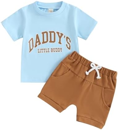 Kupretty Baby Boy Summer Outfit Casual Essentials for Toddlers