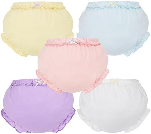 SOFT COTTON BABY Bloomers Diaper Covers for Toddler Girls