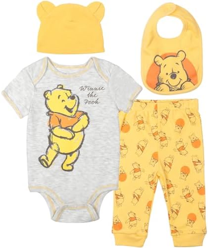 Disney Winnie the Pooh Baby Bodysuit Set