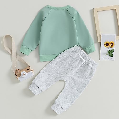 Perfect Toddler Baby Girl Clothes Daddys MaMa Cotton Sweater Pant Set