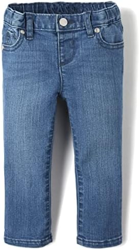 The Childrens Place Baby Girls Super Skinny Jumpsuit Jeans