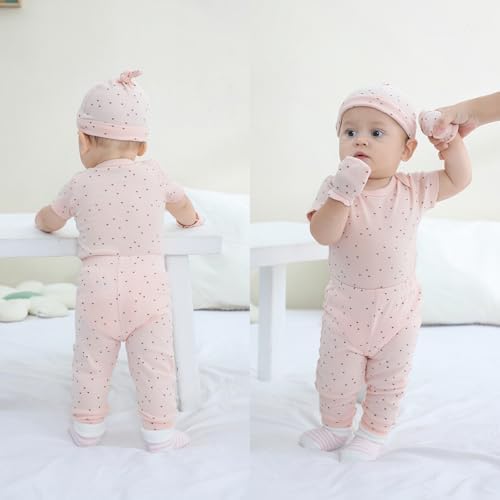 RulibyBaby Bodysuit and Pant Set 10-Piece Cotton Soft Newborn Outfits