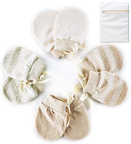Organic Baby Mittens Soft No Scratch Gloves