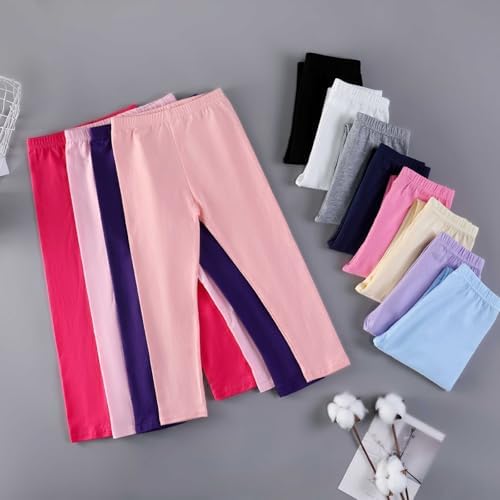 Cycling High Waist Leggings for Boys Girls Premium 3-Piece Set