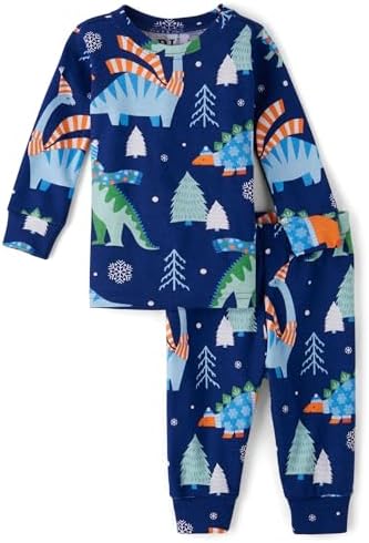 Dino-Themed Snug Fit Pajama for Boys
