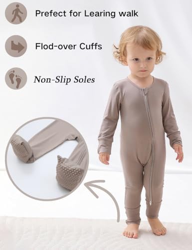 Luxury Bamboo Romper for Babies Soft Non-Slip Pajamas