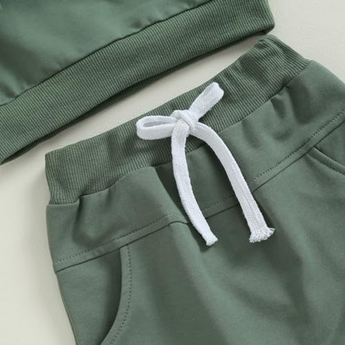 Tiacham Baby Outfits Cute sweatshirt Pants Set