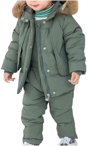 Snowsuit for Baby Jumpsuit Set with Hood
