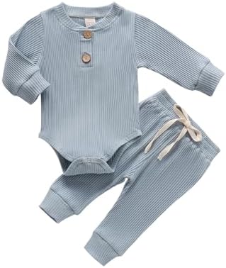MABABY Newborn Toddler Unisex Fall Winterromper Set