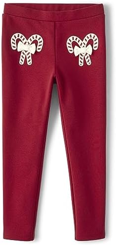 Gymboree Baby Girls Christmas Holiday Jegging With Applique Candy Canes