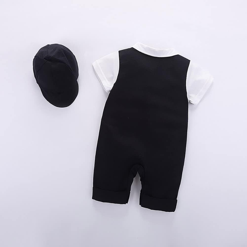 Baby Boy Romper Tuxedo