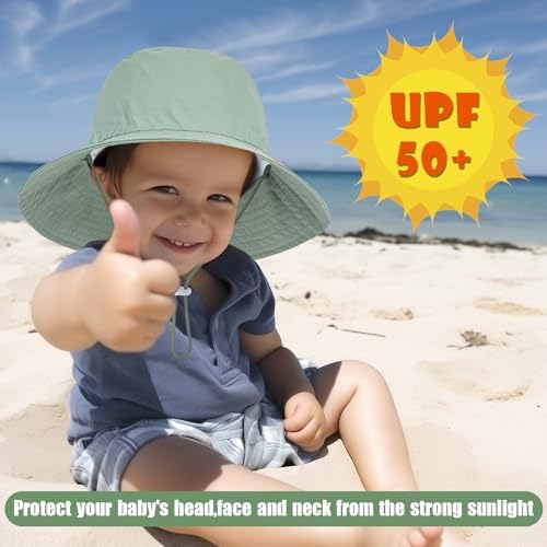 Adjustable Toddler Sun Hats for Kids