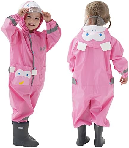 Fewlby Kids Toddler Waterproof Rain Jacket