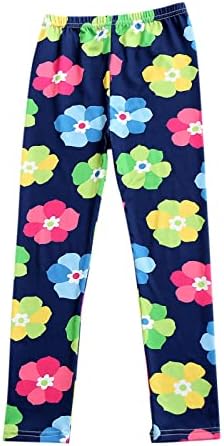 Kids Stretchy Floral Printed leggings