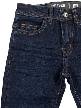 CULTURA Baby Boys Toddler Jeans with Elastic Waist