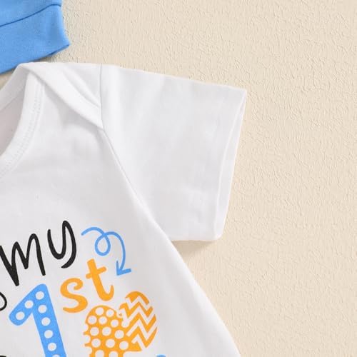 My First Easter Baby Boy Outfit Happy Little Hun