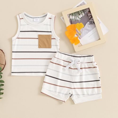 Farrubbyine8 Baby Boy Summer Clothes Set
