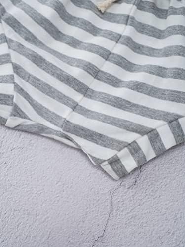 Iiniim Baby Cotton Stripped Harem Shorts