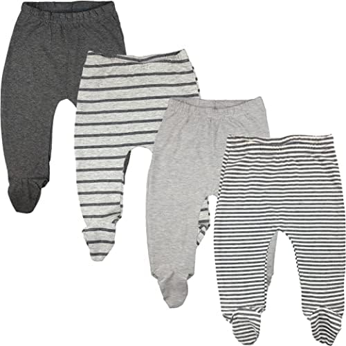123 Bear Baby Cotton Spandex Pants with Feet