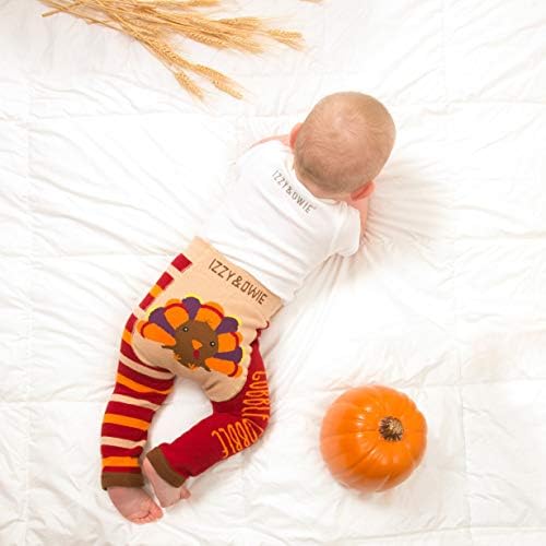 Pavilion Gift Company Izzy Owie - Turkey Thanksgiving Legging Gift Set