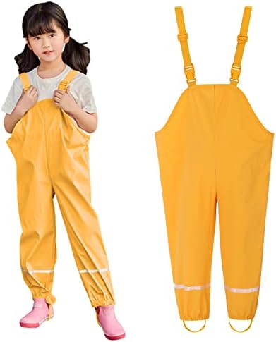 Stylish weatherproof rain jacket for toddlers with reflective strips