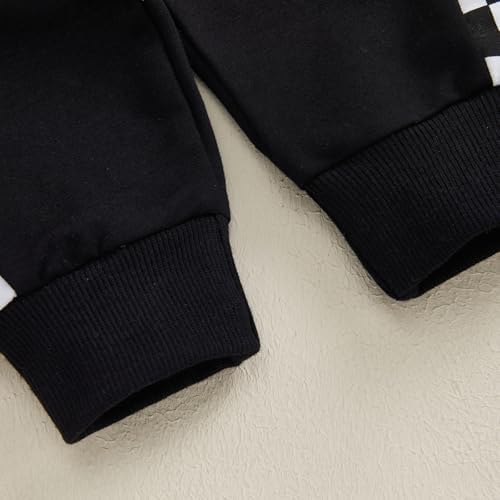 BeQeuewll Toddler Fall Winter 2-Piece Sweatsuit Set