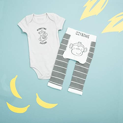 Pavilion Gift Company Monkey Grey Leggings