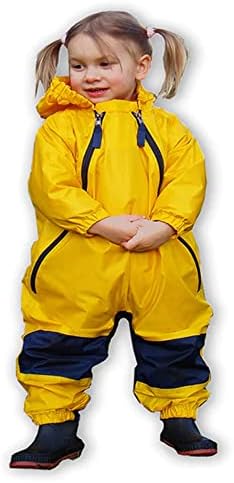Tuffo baby boys coverall waterproof overalls with dual zippers